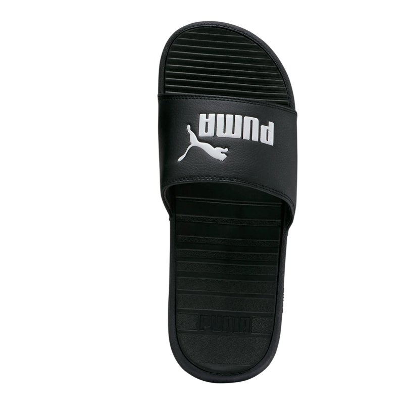 Dép Puma Cool Cat Men's Slides - Black/White, Size 8 ~ 40.5