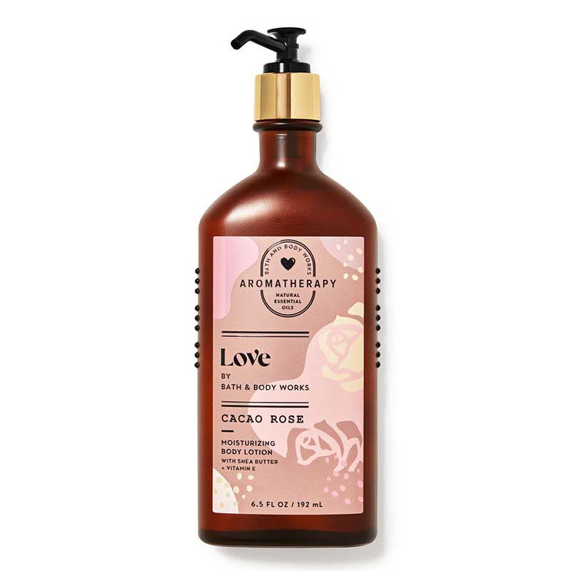Lotion dưỡng da Bath & Body Works Aromatherapy - Love Cacao Rose, 192ml