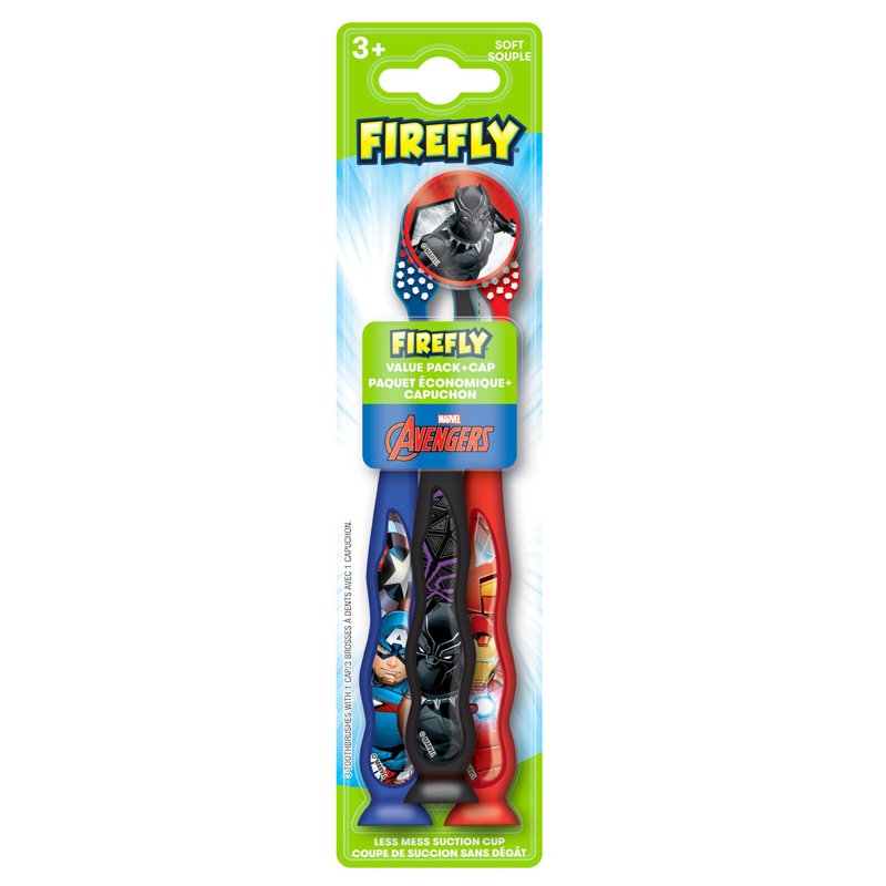 Set bàn chải răng Firefly Value Pack + Cap, Avenges