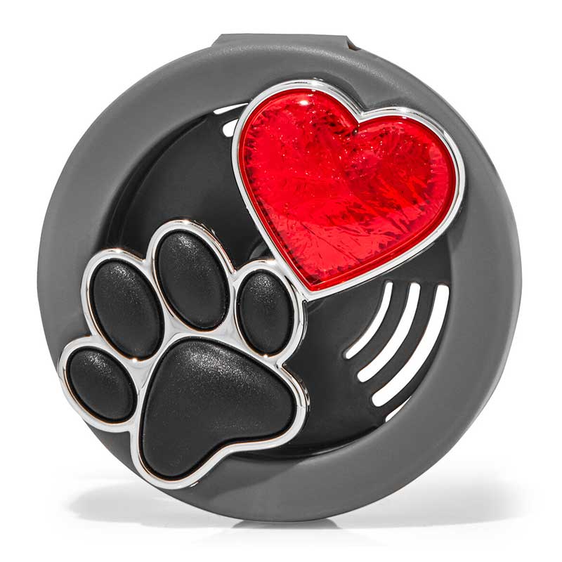 Dụng cụ chứa tinh dầu thơm xe Bath & Body Works - Paw & Heart, Vent Clip