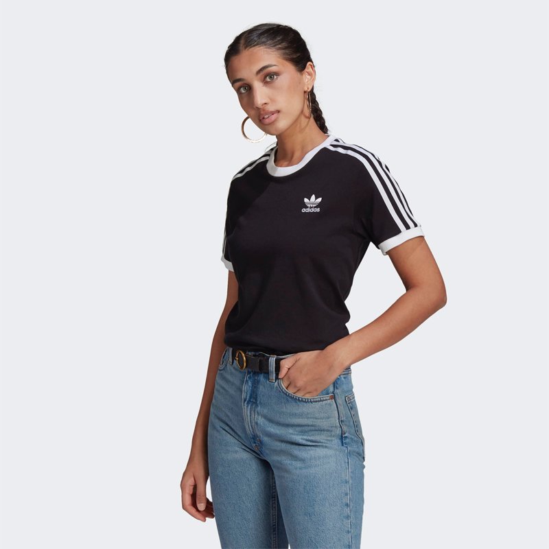 Áo Adidas Originals Adicolor Classics 3-Stripes Tee T-Shirt - Black, Size M