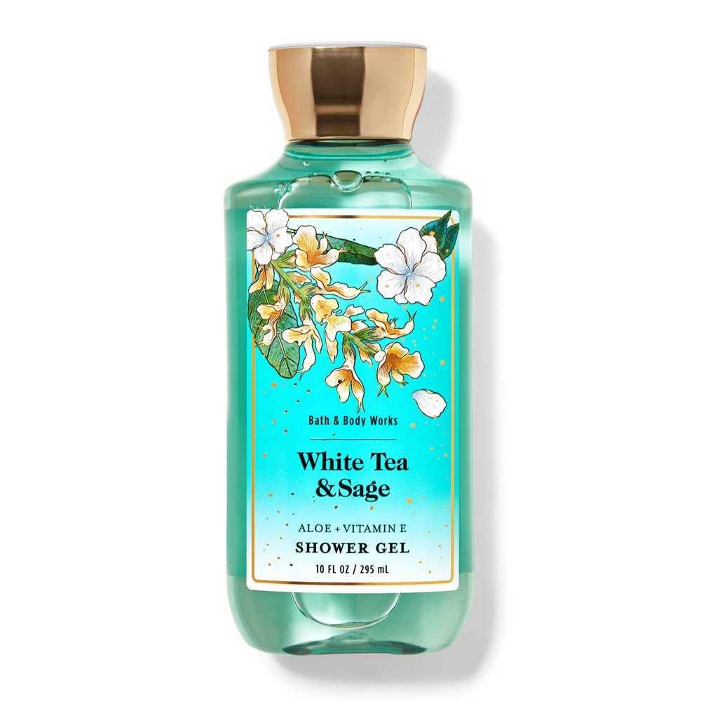 Gel tắm Bath & Body Works - White Tea & Sage, 295ml