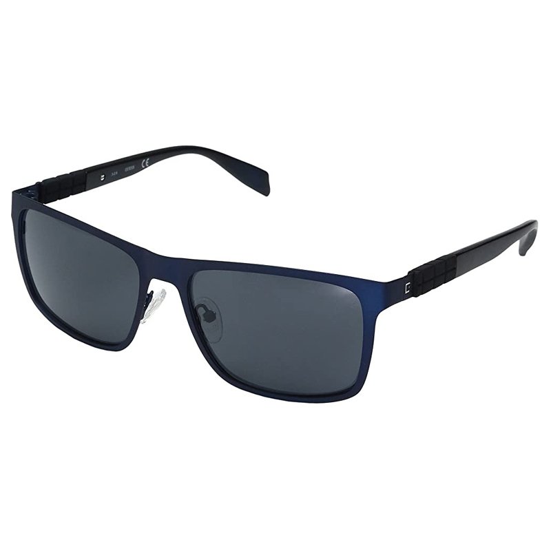 Kính mát GUESS Men's Rectangular Sunglasses, Blue