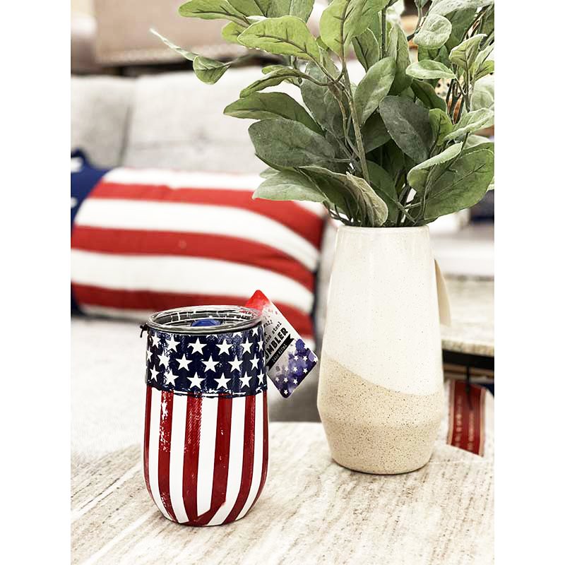 Ly giữ nhiệt Double Wall Stainless Steel Tumbler - American Flag, 410ml