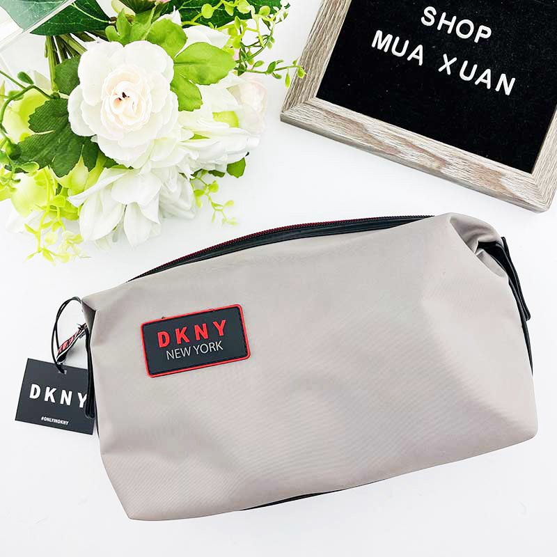 Túi DKNY Dopp Kits Travel Bag, Grey