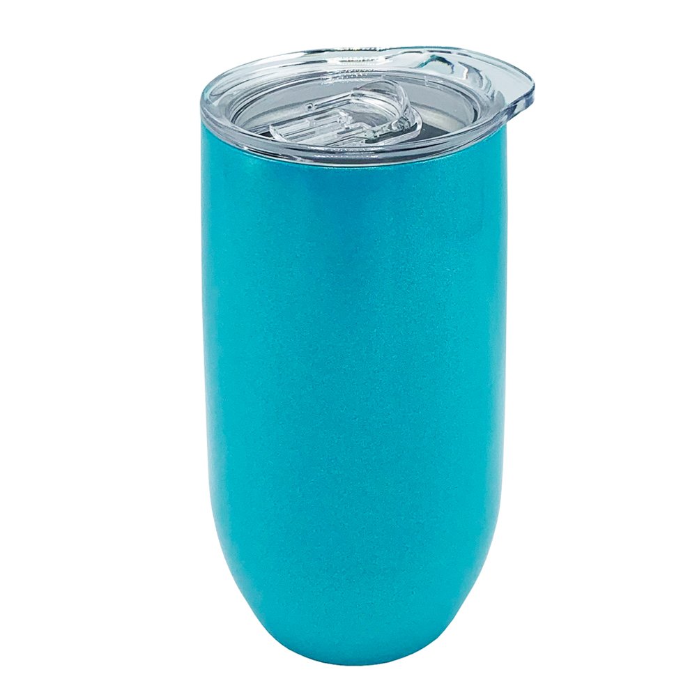 Ly giữ nhiệt Member's Mark Stainless Steel Insulated Vacuum with Lids - Turquoise Shimmer, 415ml