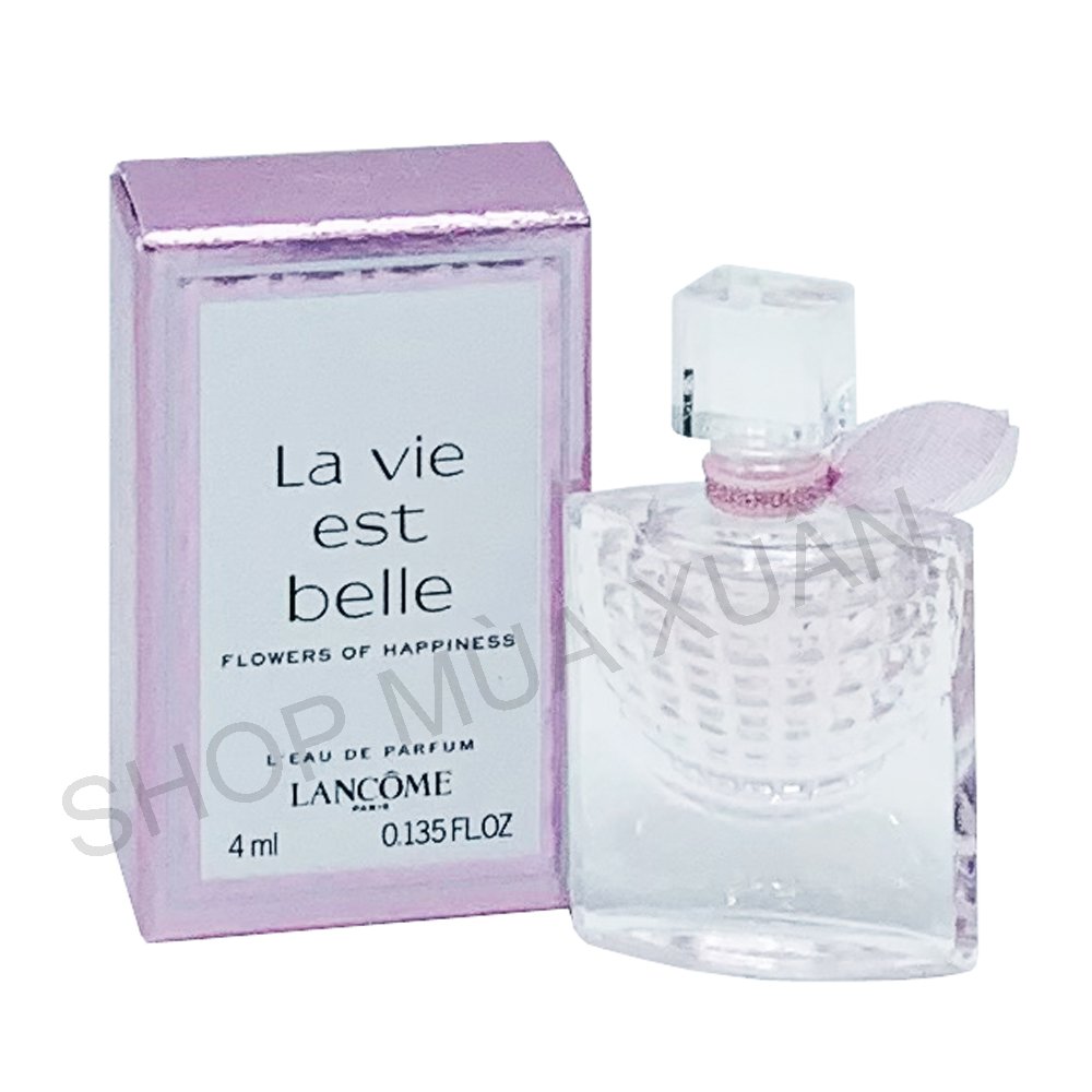 Nước hoa Lancome La Vie Est Belle Flowers of Happiness  - L'eau De Parfum, 4ml