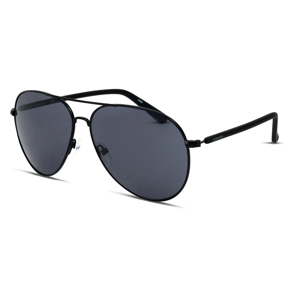 Kính mát Calvin Klein Men's Aviator Sunglasses, Black