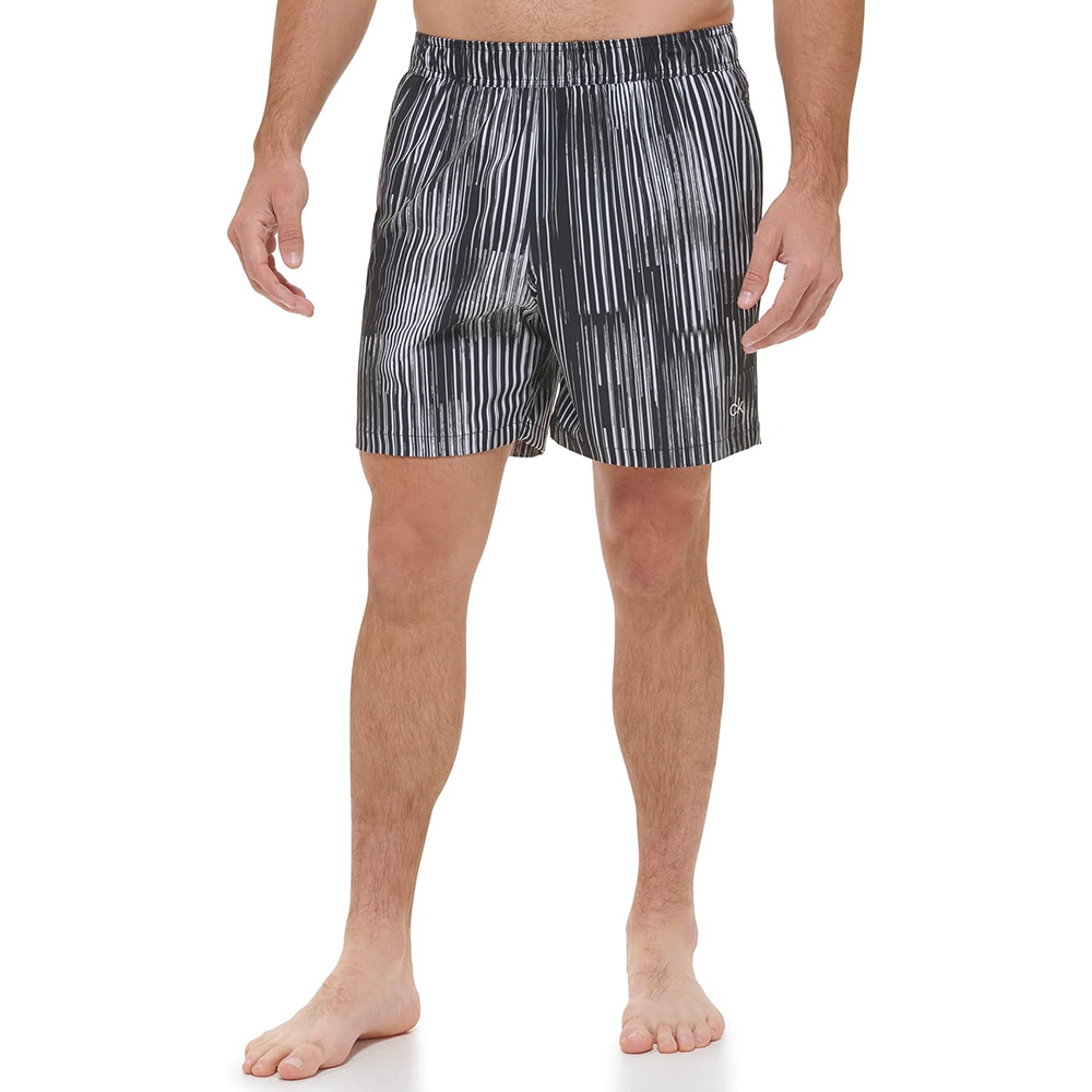 Quần Calvin Klein Core Soilids Drawstring Swim Shorts - Black, Size S