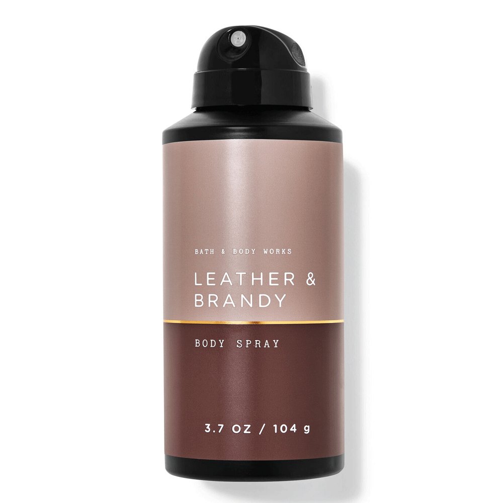 Xịt khử mùi toàn thân Bath & Body Works Men's Collection - Leather & Brandy, 104g