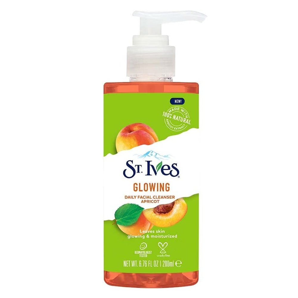 Rửa mặt St.Ives Glowing Daily Facial Cleanser - Apricot, 200ml
