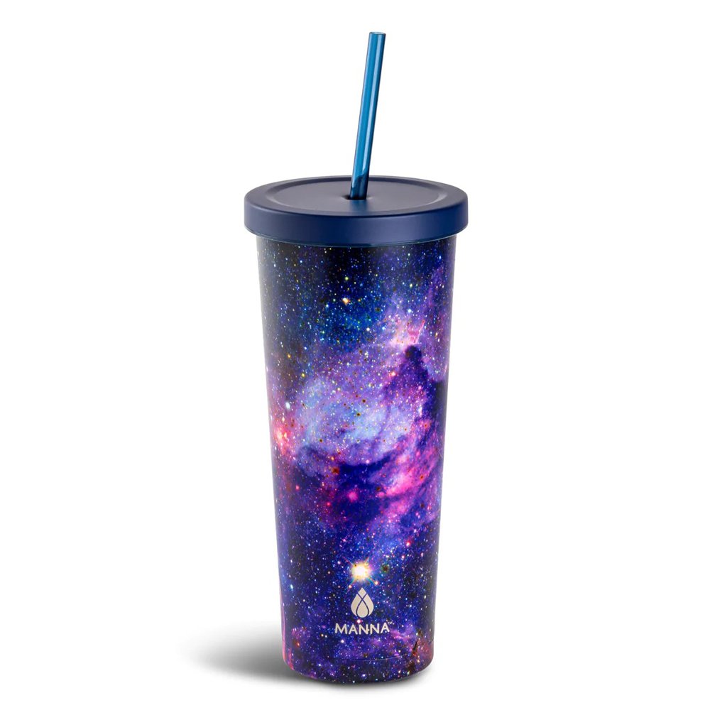 Ly giữ nhiệt Manna Chilly Tumbler - Colorful Galaxy Dark, 709ml