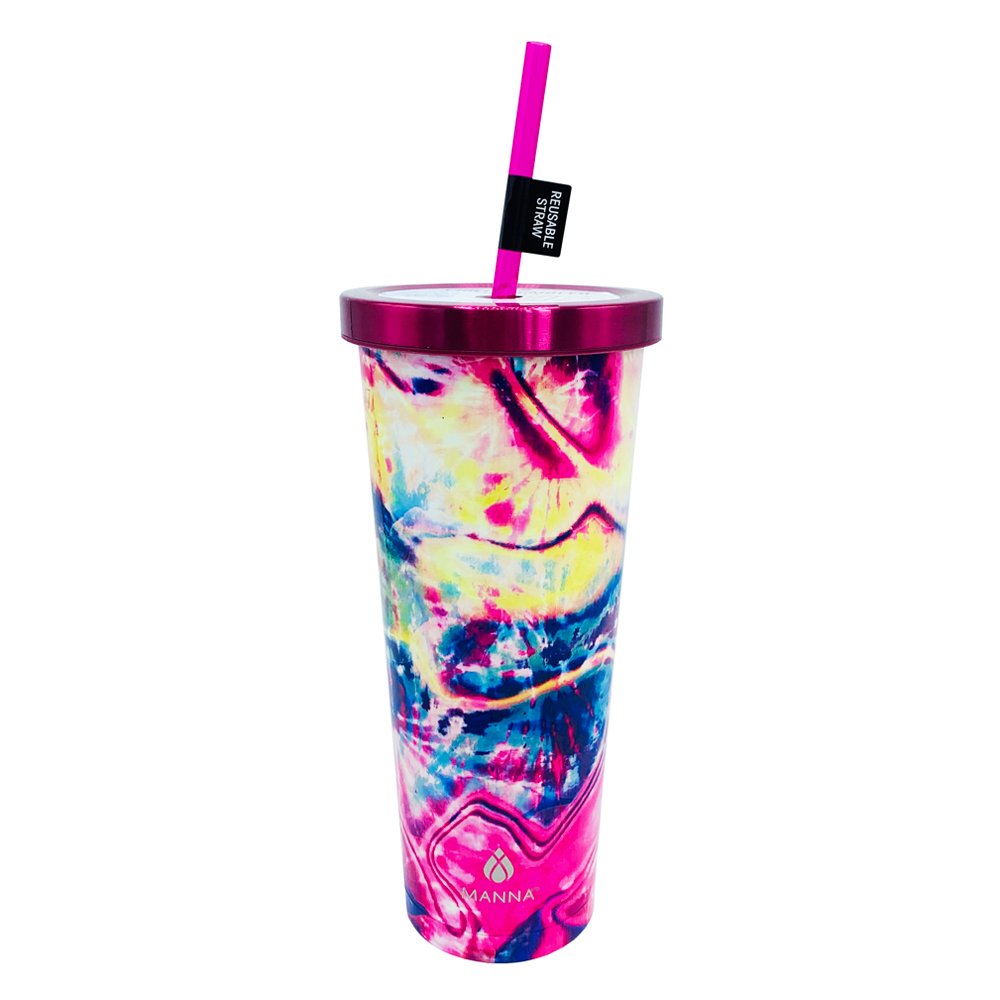 Ly giữ nhiệt Manna Chilly Tumbler - Bright Swirl Pink, 709ml