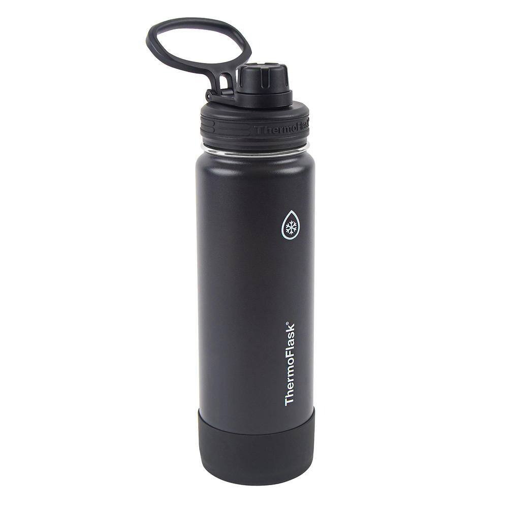 Bình giữ nhiệt ThermoFlask Stainless Steel - Black, 710ml