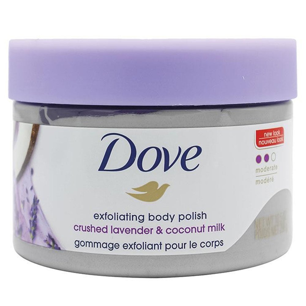 Tẩy tế bào chết Dove Crushed Lavender & Coconut Milk, 298ml