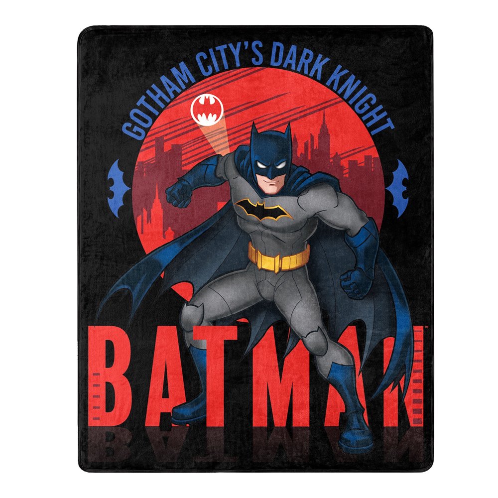 Chăn bé Gotham City's Dark Knight Batman Silky Soft Throw Blanket