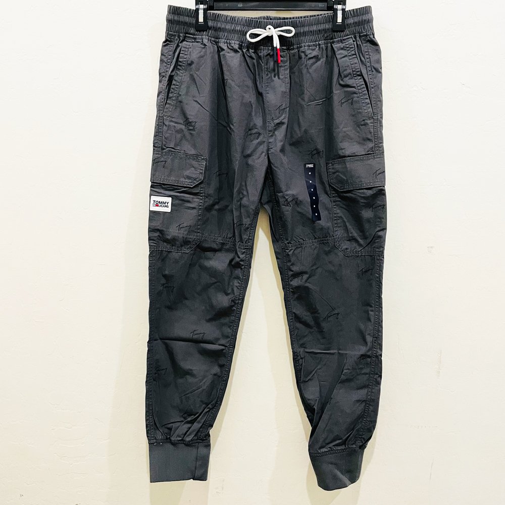 Quần Tommy Jeans Men's Signature Jogger - Dark Grey, Size M
