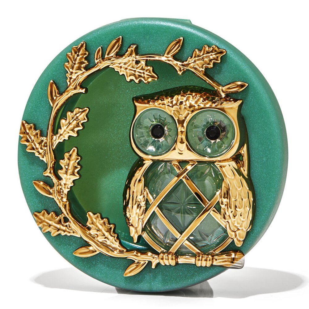 Dụng cụ chứa tinh dầu thơm xe Bath & Body Works - Autumn Owl, Visor Clip