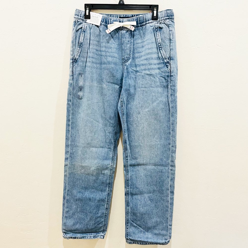 Quần Tommy Hilfiger Men's Tapered Light Washed Jeans - Blue, Size L
