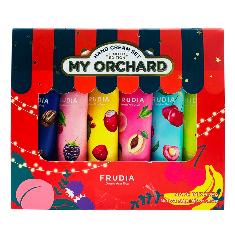 Set dưỡng da tay Frudia My Orchard Hand Cream Set Limited Edition, 6 x 30g