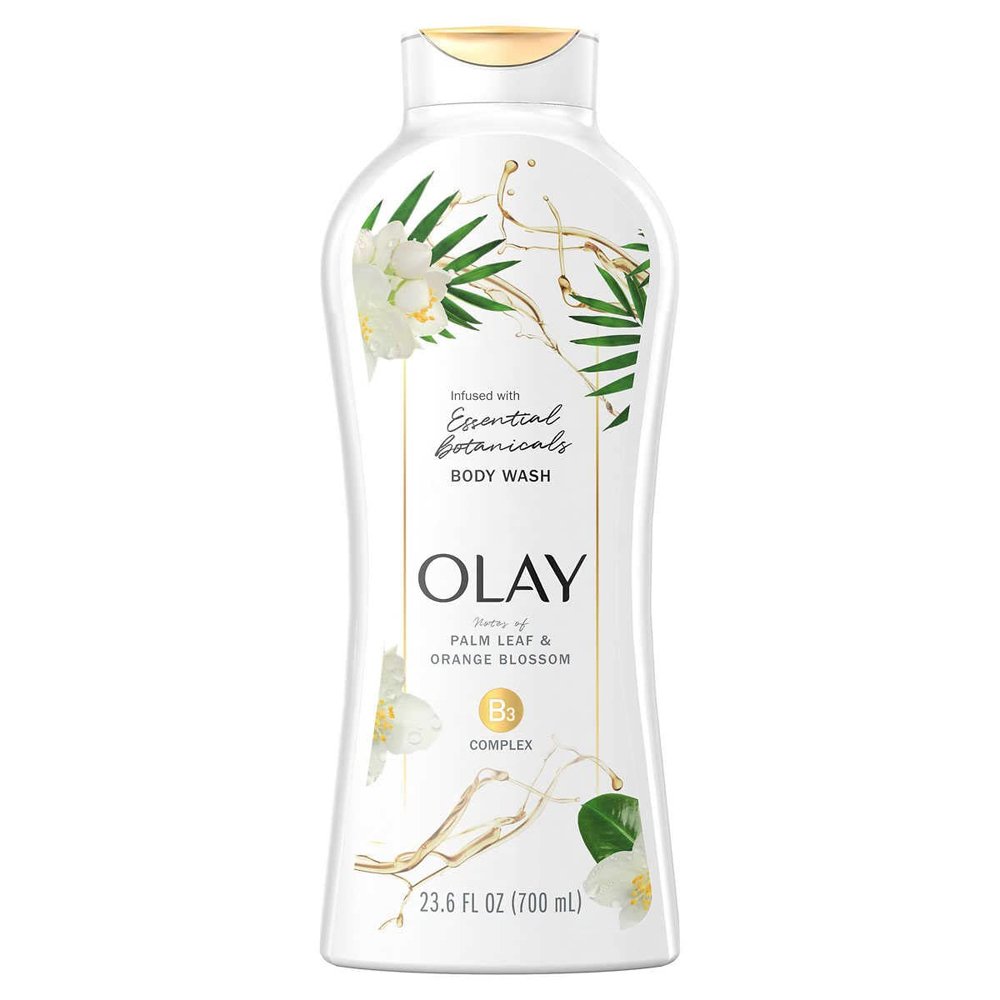 Sữa tắm Olay Infused With Essential Botanicals - Palm Leaf & Orange Blossom, 700ml