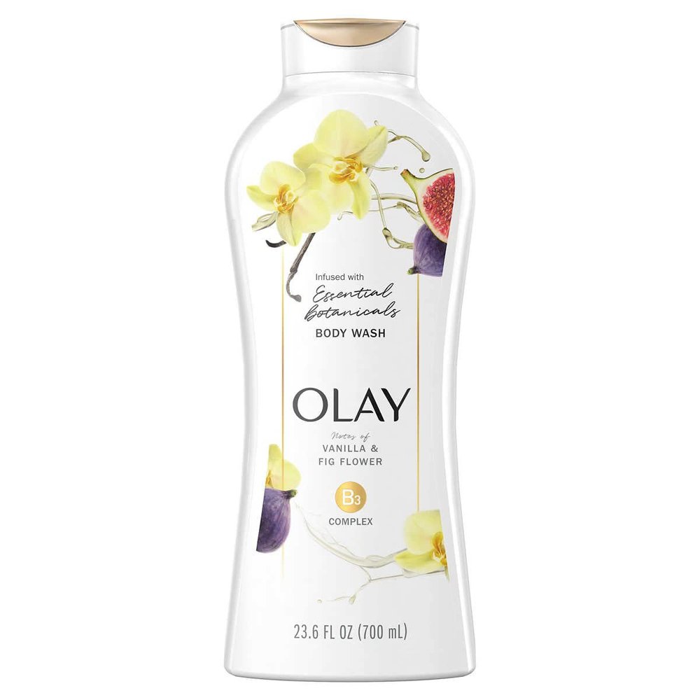 Sữa tắm Olay Infused With Essential Botanicals - Vanila & Fig Flower, 700ml
