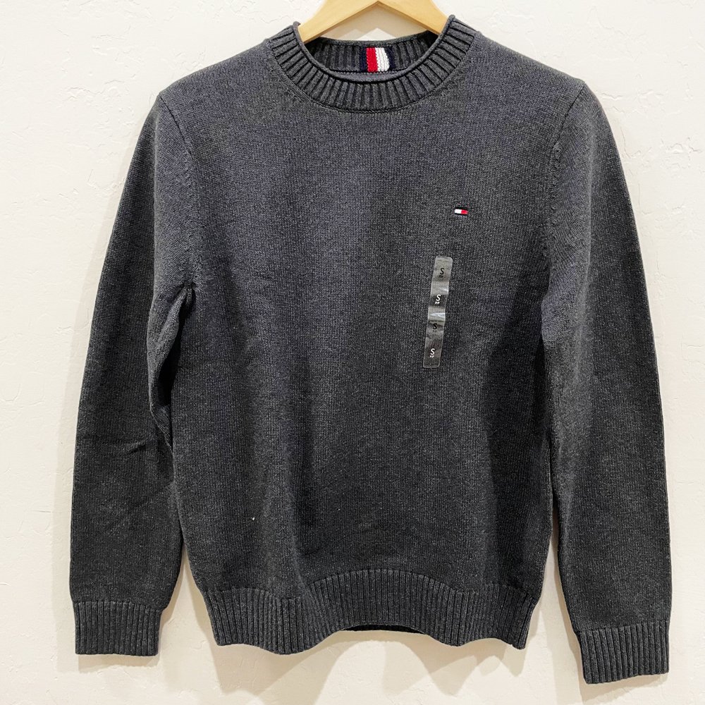 Áo Tommy Hilfiger Esential Crewneck Sweater - Gey, Size XS
