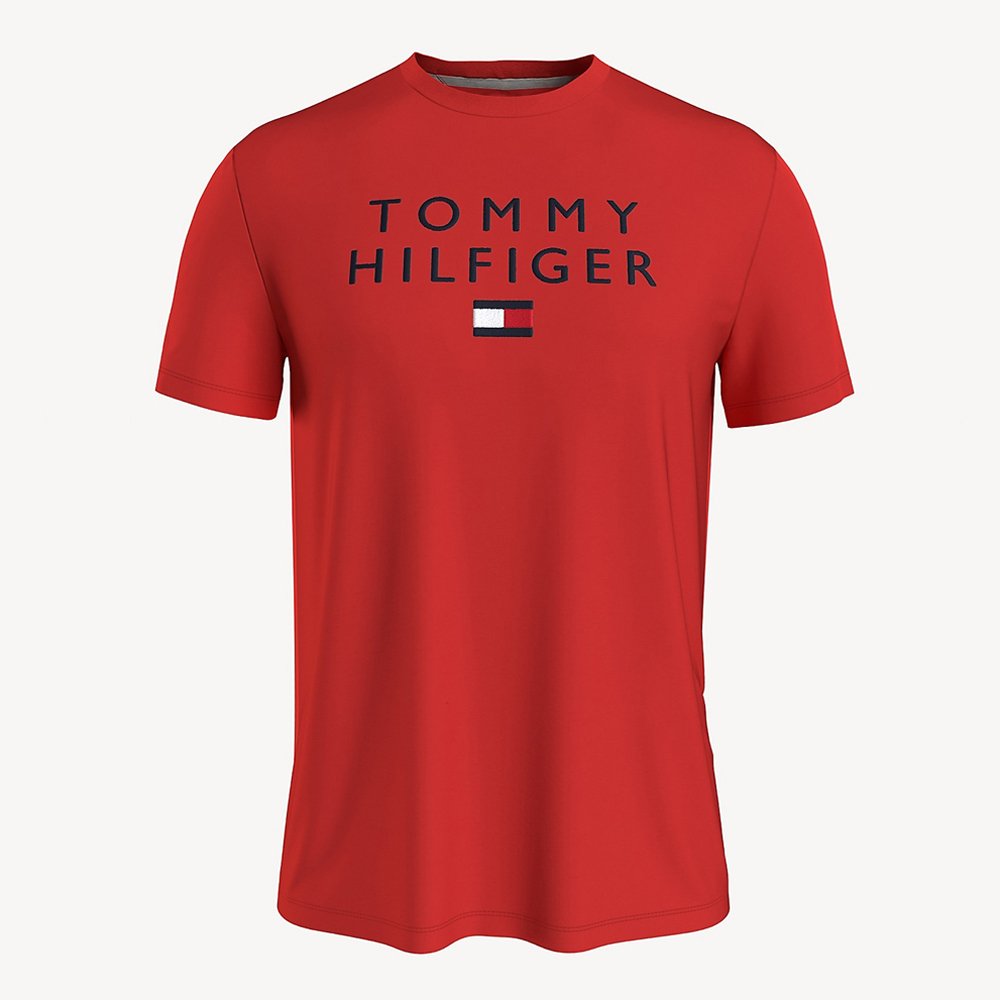 Áo Tommy Hilfiger Tommy Flag - Daring Scarlet, Size M