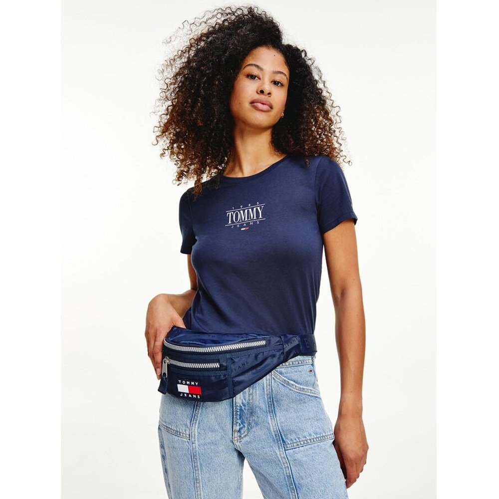 Áo Tommy Jeans Organic Cotton Extra Slim Fit Logo - Navy, Size M