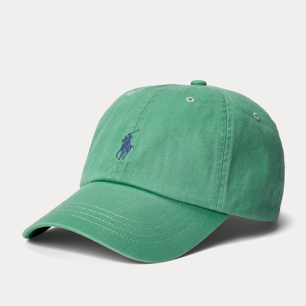 Mũ Polo Ralph Lauren Cotton Chino Ball Cap, Raft Green