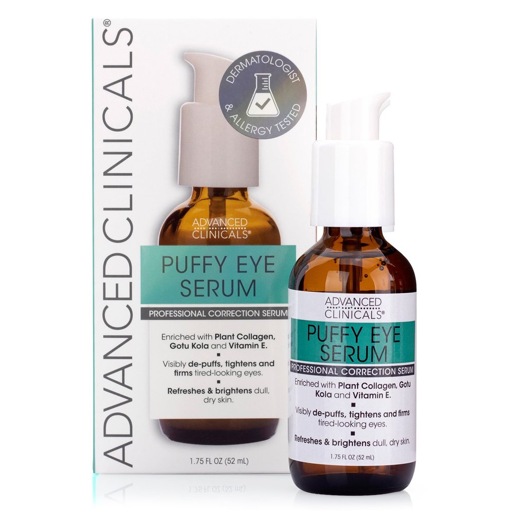 Advanced Clinicals Puffy Eye Serum, 52ml