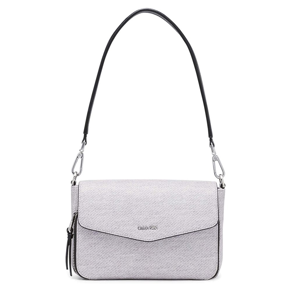 Túi Calvin Klein Ava Flap Shoulder Bag, Gray