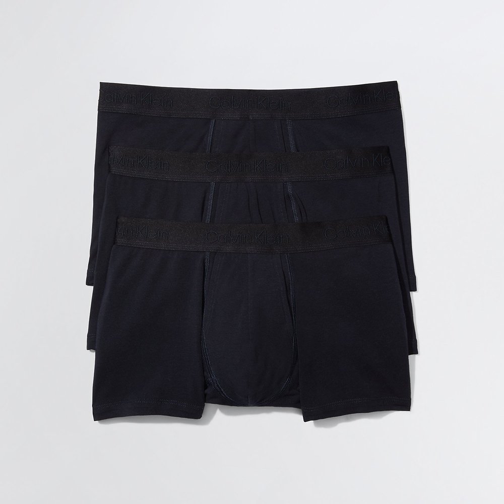 Set 3 quần Calvin Klein Men's Standards Trunk - Black, Size M