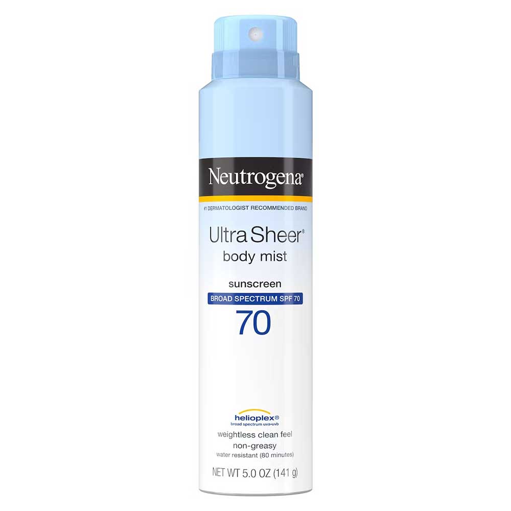 Xịt chống nắng Neutrogena Ultra Sheer Body Mist SPF 70, 141g