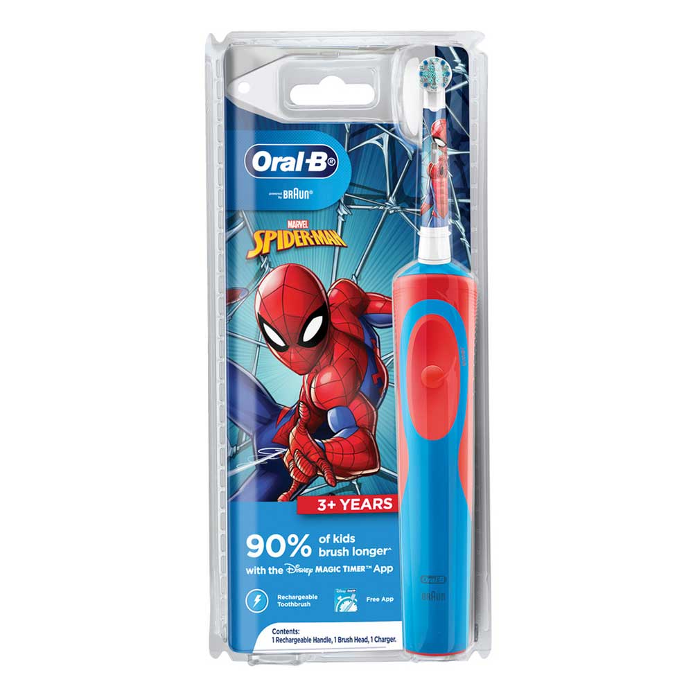 Bàn chải máy Oral-B Stages Power, Spiderman