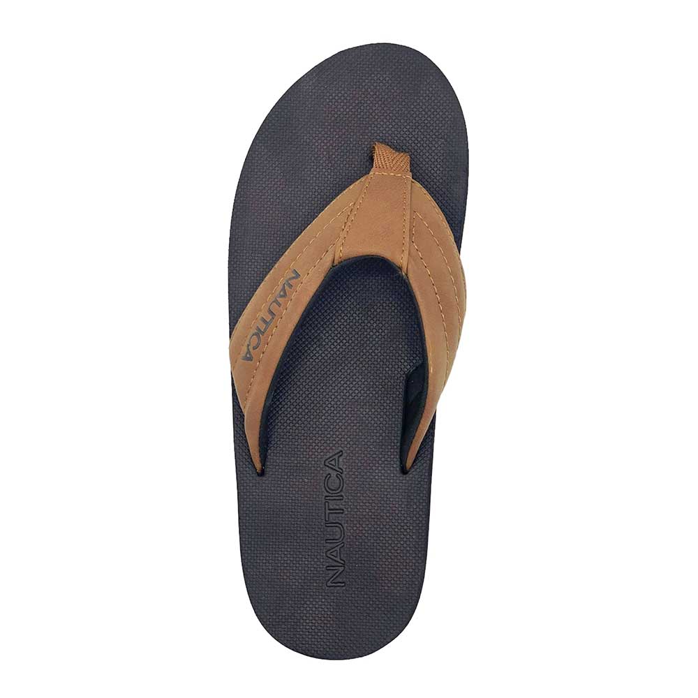 Dép Nautica Tapped Thong Sandal - Tan, Size 7 ~ 40
