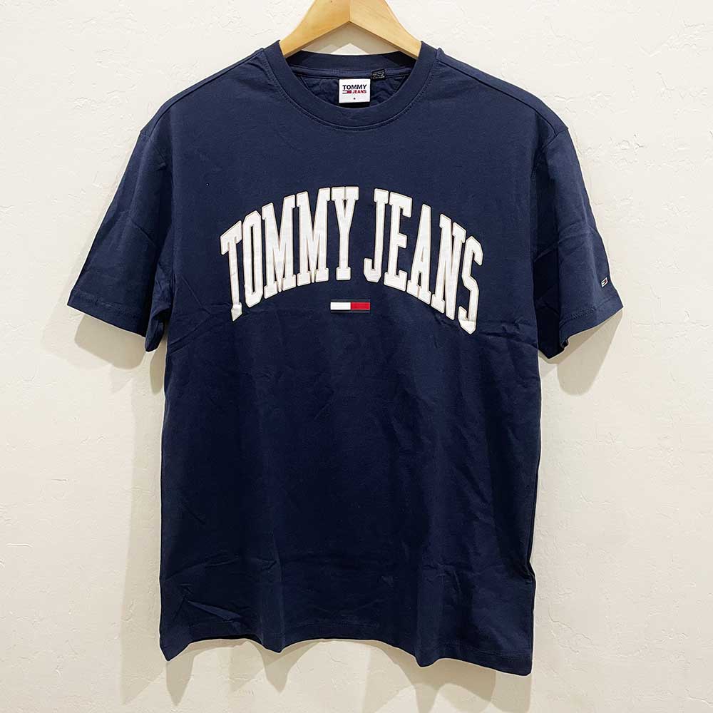 Áo Tommy Hilfiger Tommy Jeans Collegiate Logo - Navy, Size M