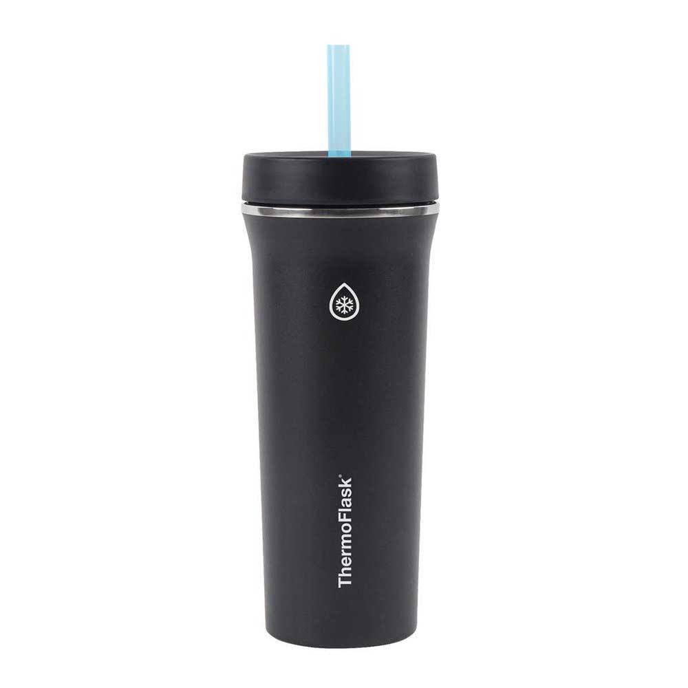 Ly giữ nhiệt ThermoFlask Insulated Standard Straw Tumbler - Black, 950ml