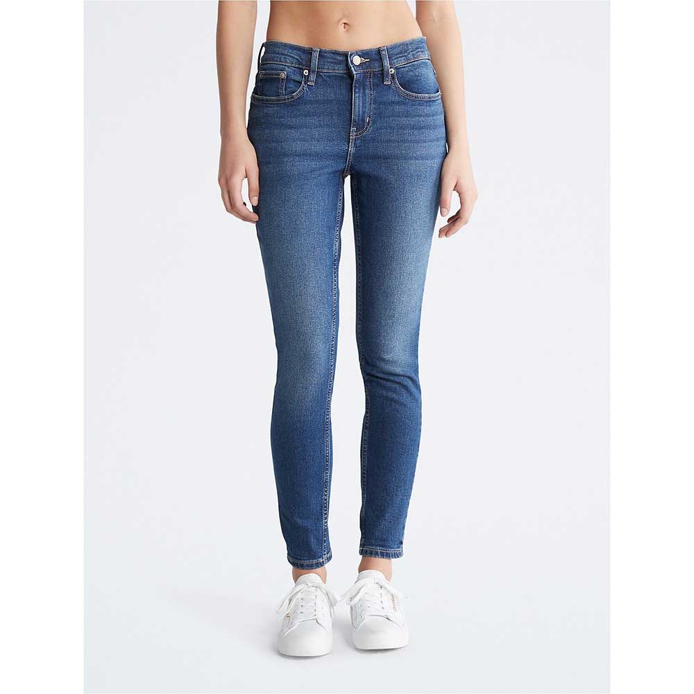 Quần Calvin Klein Skinny Mid Rise Antique Indigo Jeans - New Day, Size 29