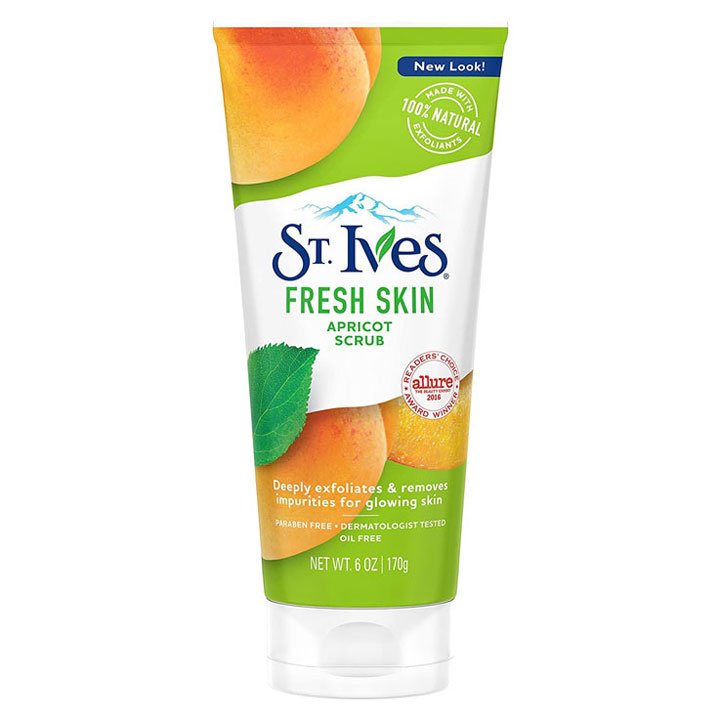 Rửa mặt St.Ive Fresh Skin Apricot Scrub, 170g