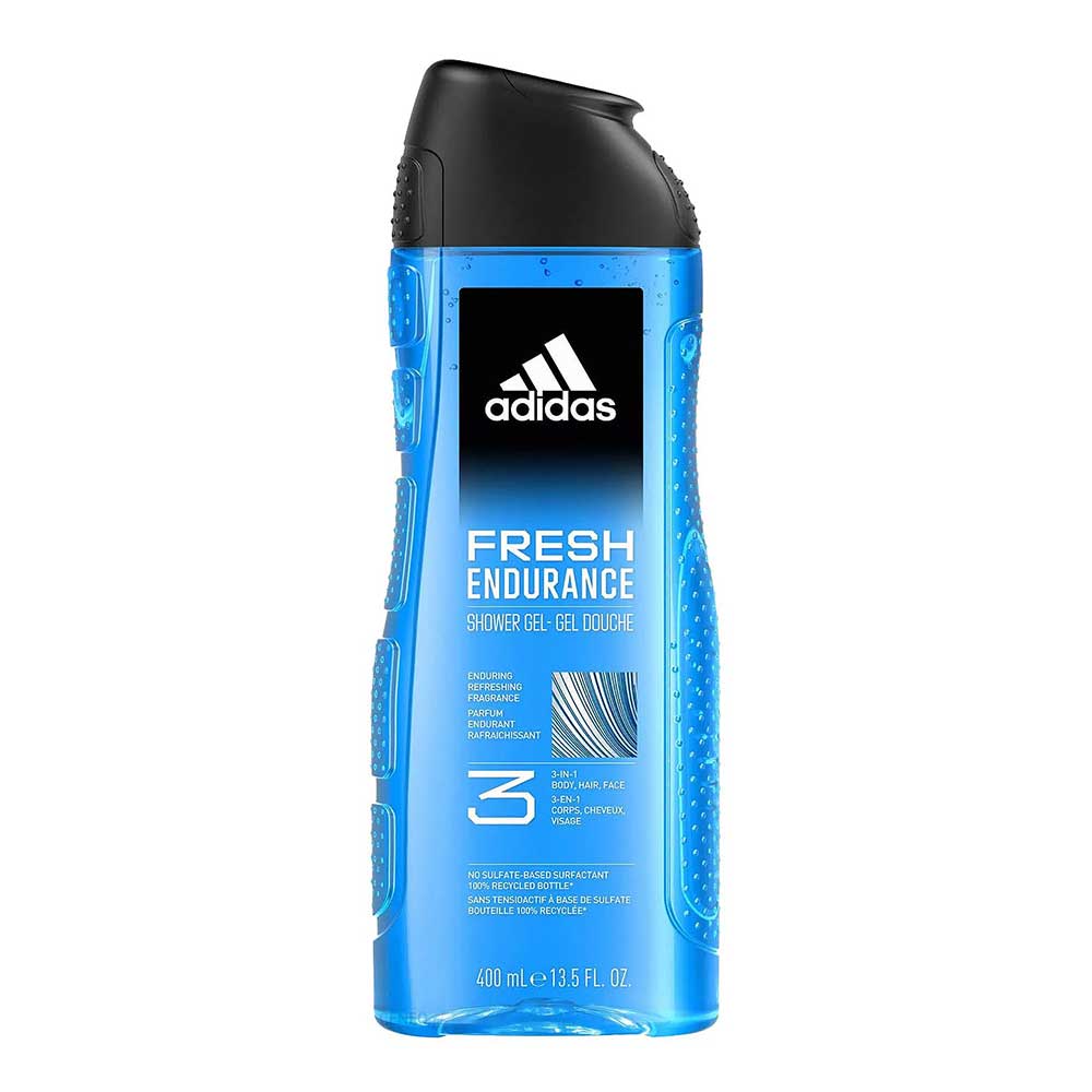 Gel tắm + gội + rửa mặt Adidas Fresh Endurance, 400ml