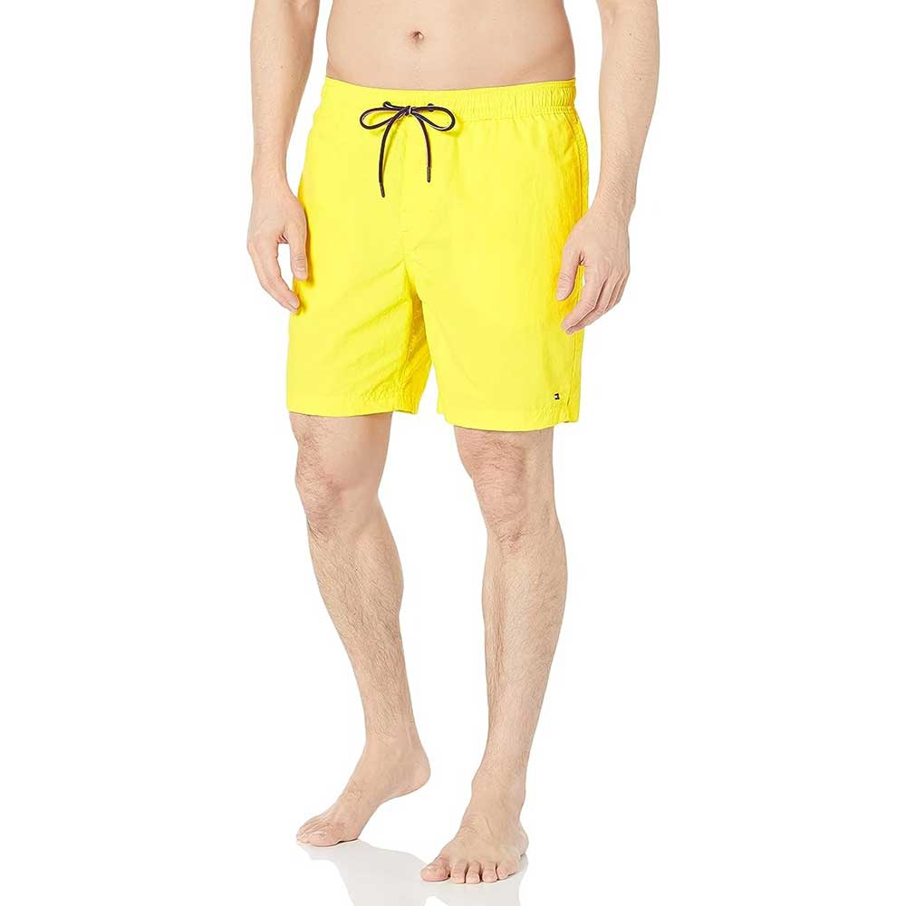 Quần Tommy Hilfiger Essential Solid 7" Swim Trunk - Yellow , Size M