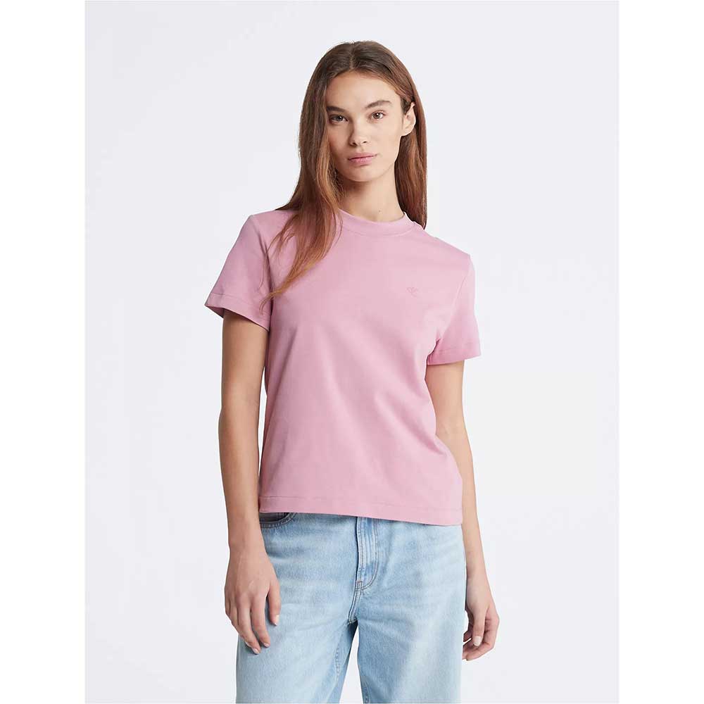 Áo Calvin Klein Archive Logo Tee - Pink, Size XS