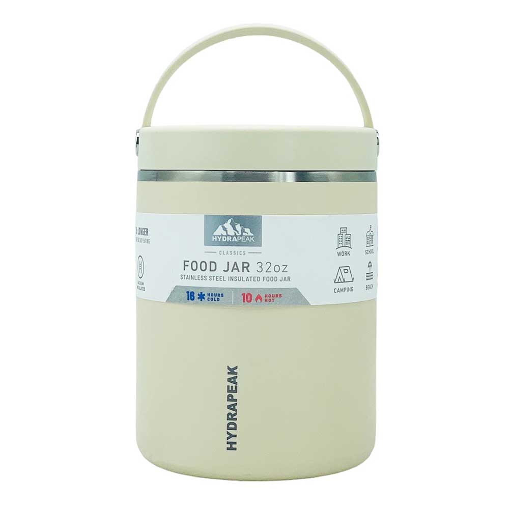 Bình đựng thức ăn giữ nhiệt Hydrapeak Stainless Steel Food Jars - Modern Cream, 947ml