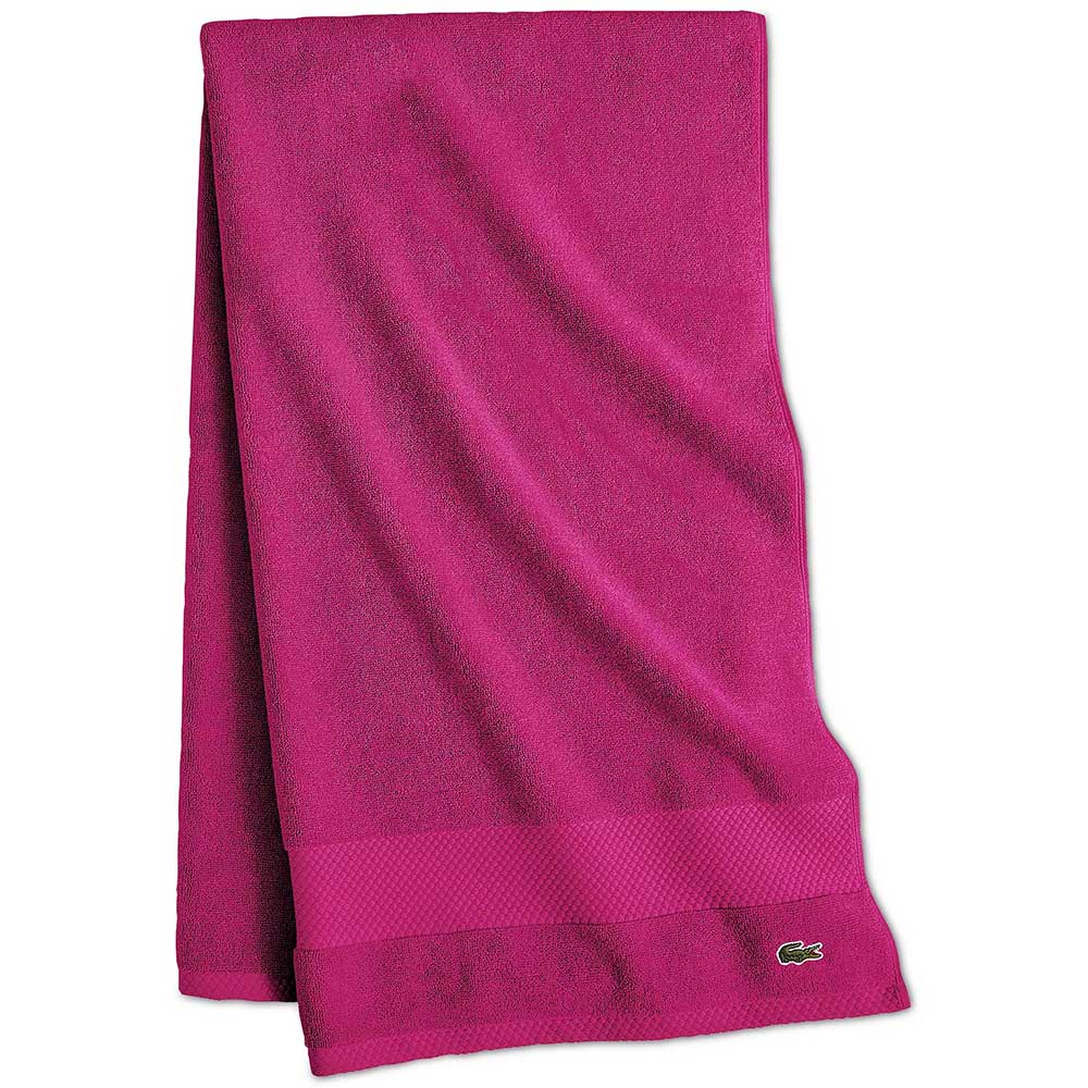 Khăn tắm Lacoste Heritage Anti-Microbial, Magenta