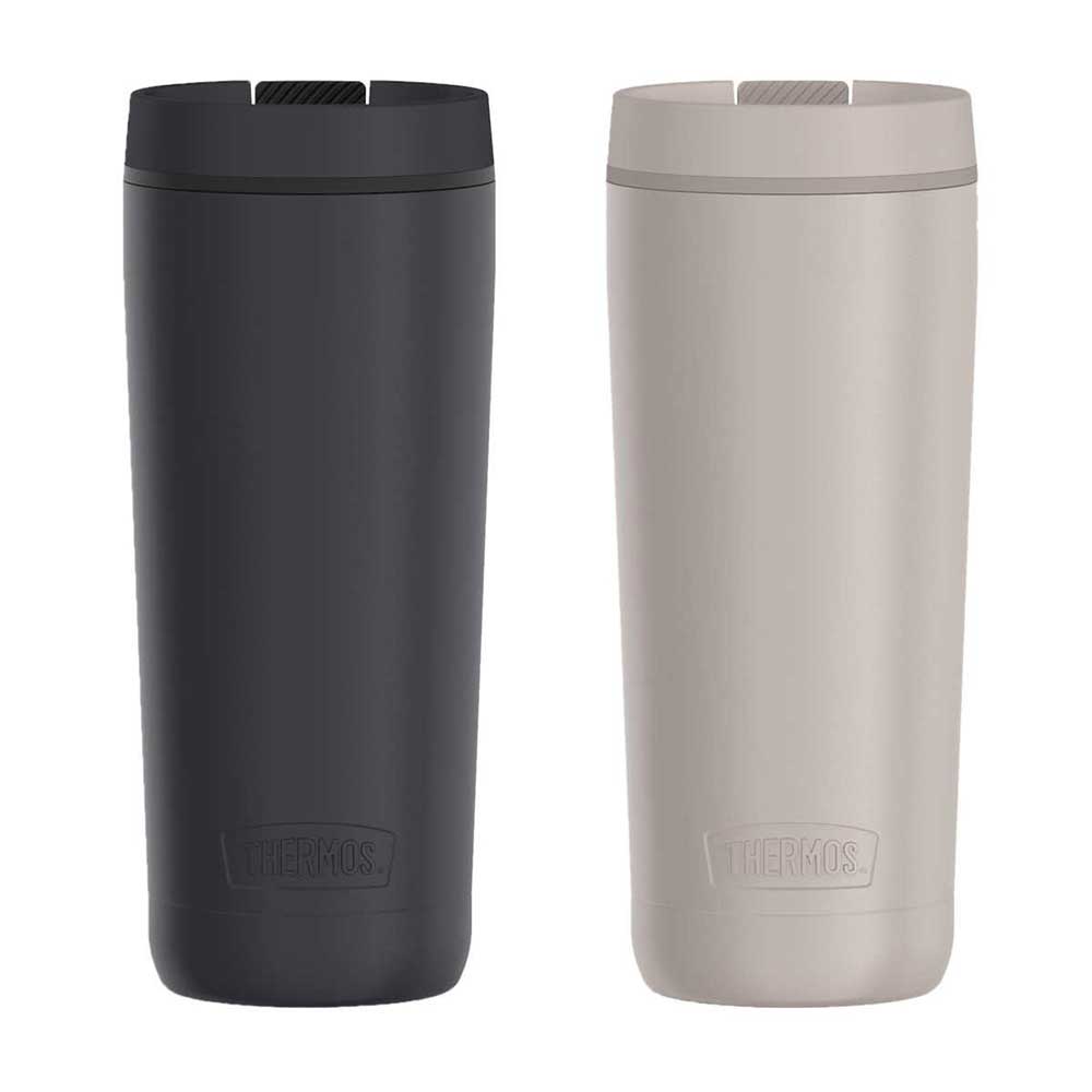 Set 2 ly giữ nhiệt Thermos Stainless Steel Travel Tumbler - Black/Cream, 2 x 530ml
