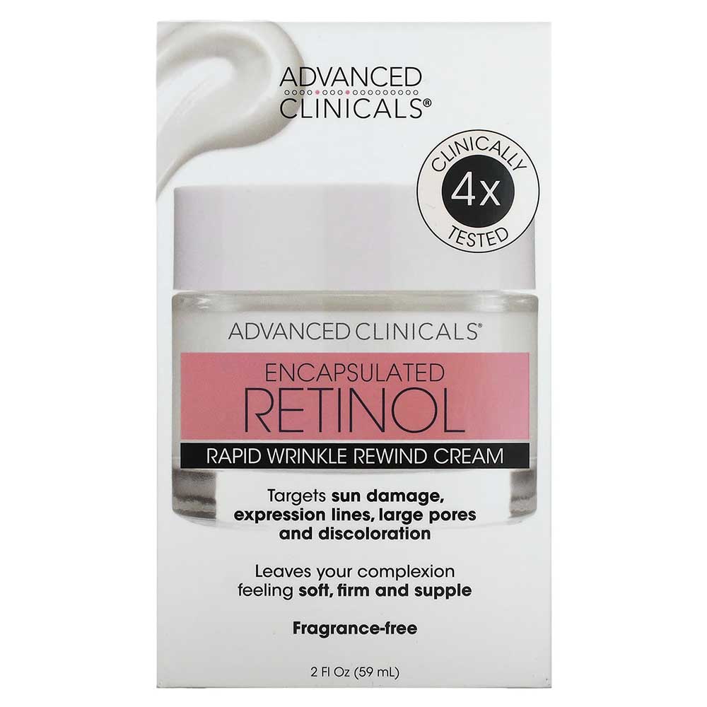 Advanced Clinicals Encapsulated Retinol Face Cream, 59ml