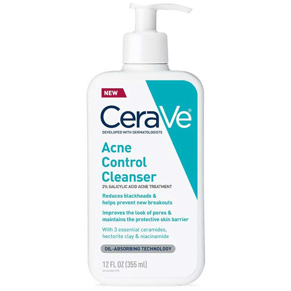 Rửa mặt CeraVe Acne Control Cleanser, 355ml