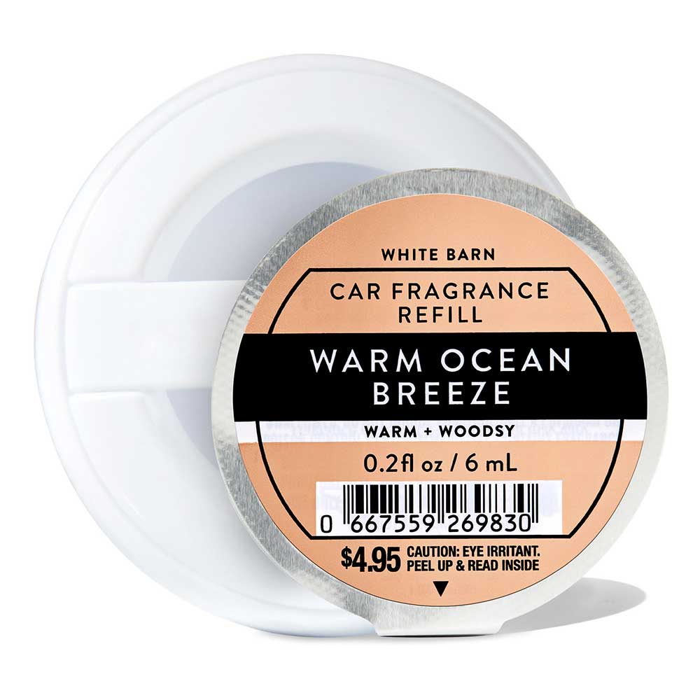 Tinh dầu thơm xe Bath & Body Works - Warm Ocean Breeze, 6ml