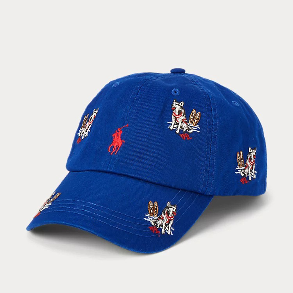 Mũ Polo Ralph Lauren Embroidered Twill Ball Cap, Blue